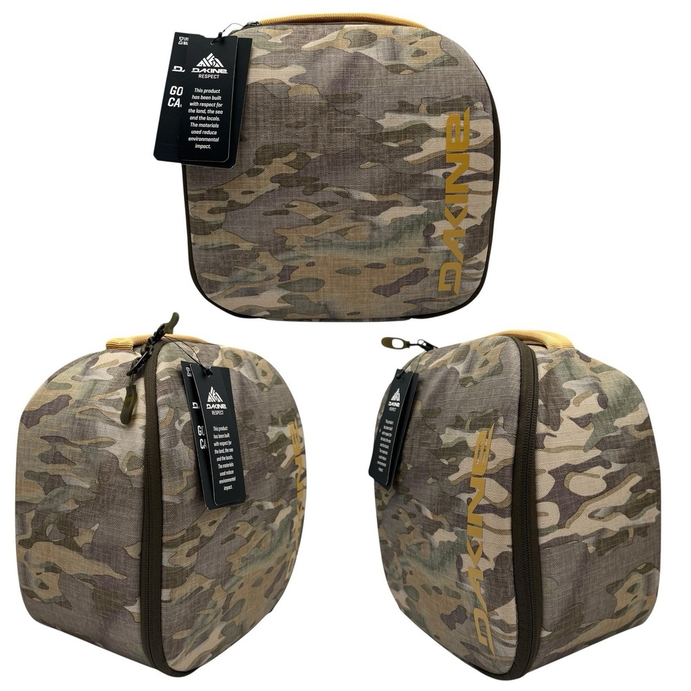 Dakine Men's Vintage Goggle Case Camo Snowboarding Gear Storage Size 10X9X5.5"